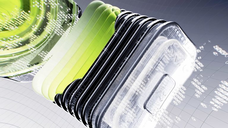 Abstract visualization of futuristic digital technology with layered components in dynamic 3D rendering. — Apps You Can Use f