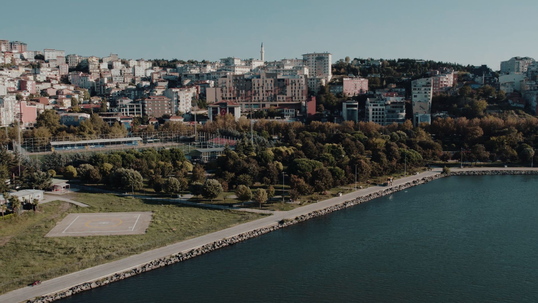 Aerial shot showcasing Istanbul's beautiful waterfront and urban landscape on a sunny day. — Three Must-Know Facts for a Wint
