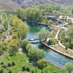 Beautiful aerial view of a park with a river and greenery in Turkey. — Which sportsbook websites are the best?